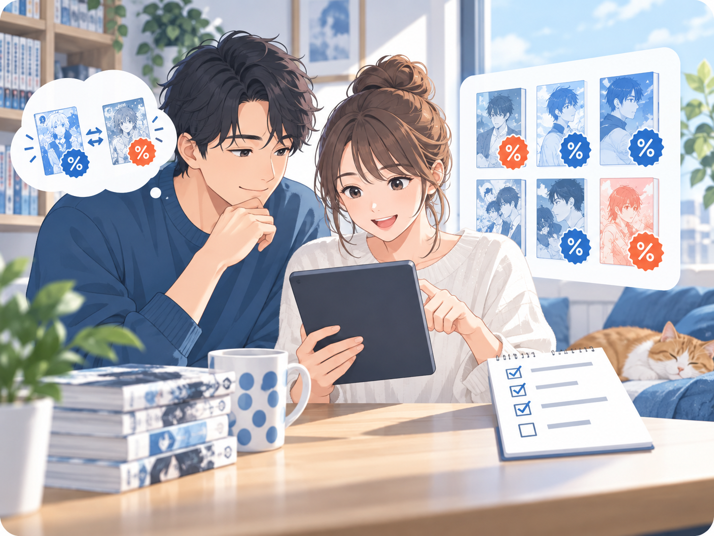 Kindle漫画セールの確認方法のイメージ