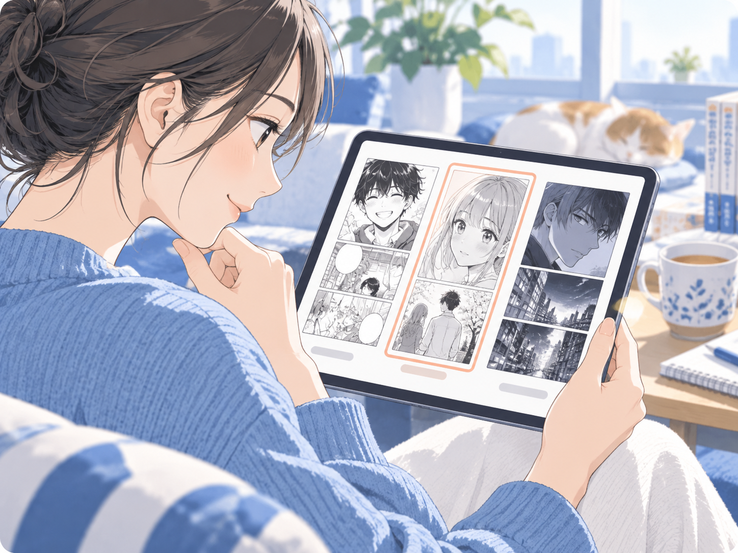 Kindle漫画の試し読み活用術のイメージ